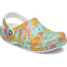 Сабо Crocs Classic Island Escape, разноцветный