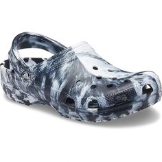 Сабо Crocs Classic Marbled, белый