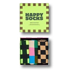 Носки Happy Check It Outs Gift Set Half 3 шт, разноцветный
