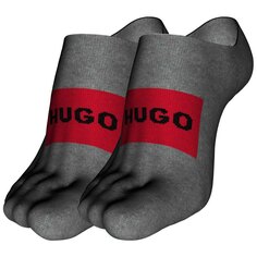 Носки HUGO Lowcut Label Col 10241214 2 шт, серый