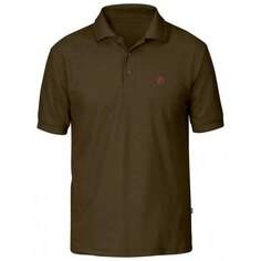 Футболка Fjällräven Crowley Pique Shirt, зеленый Fjallraven