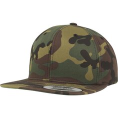 Бейсболка Brandit Camo Classic Snapback, зеленый