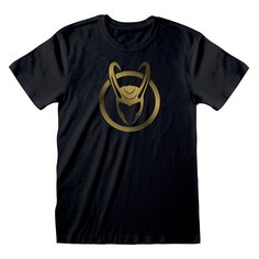 Футболка Heroes Official Marvel Loki Icon Gold Ink, зеленый