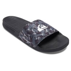 Сандалии Quiksilver Rivi Slide Print, черный