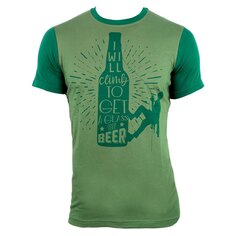 Футболка JeansTrack Climb &amp; Beer, зеленый