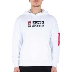 Свитер Alpha Industries Block-Logo, белый