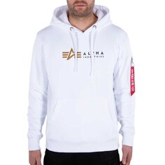 Свитер Alpha Industries Label, белый