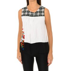 Блузка Desigual Sleeve Less, разноцветный