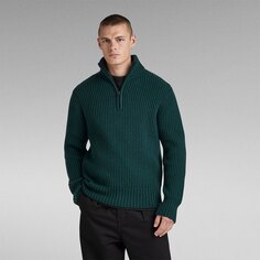 Свитер G-Star Essential Skipper Turtle Neck, зеленый