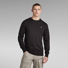 Свитер G-Star Premium Core R Crew Neck, черный