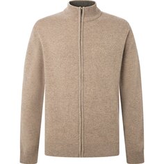 Свитер Hackett Lambswool Full Zip, бежевый