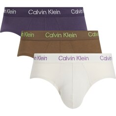 Боксеры Calvin Klein 000NB3704A Slip 3 шт, разноцветный