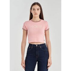 Футболка Levi´s Graphic Ringer Mini, розовый Levis