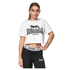 Футболка Lonsdale Gutch Common Cropped, белый