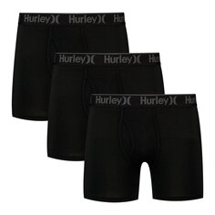 Боксеры Hurley Supersoft 3 шт, черный