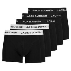 Боксеры Jack &amp; Jones Solid 5 шт, черный