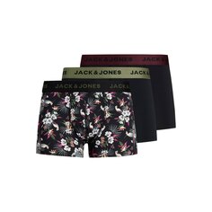 Боксеры Jack &amp; Jones Set Of 3s Flower Microfiber, черный