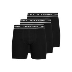 Боксеры Jack &amp; Jones Solid 3 шт, черный