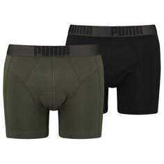 Боксеры Puma New Pouch 2 шт, зеленый