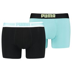 Боксеры Puma Placed Logo 2 шт, черный