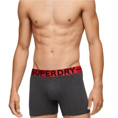 Боксеры Superdry 3 шт, серый