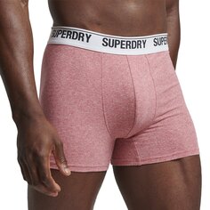 Боксеры Superdry Multi Double Pack, разноцветный