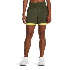 Шорты Under Armour Run Stamina 2-in-1, зеленый