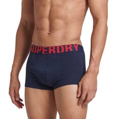 Боксеры Superdry Trunk Dual Logo 2 шт, синий