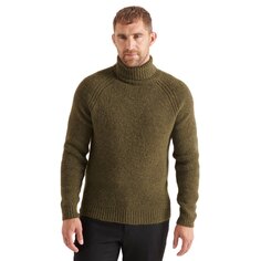 Свитер Superdry Studios Chunky Roll Neck, зеленый