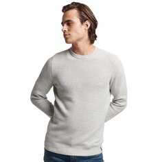 Свитер Superdry Vintage Textured Crew Knit, серый