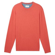 Свитер Tom Tailor 1039805 Basic Crew Neck, оранжевый