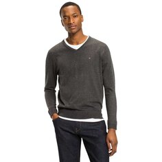 Свитер Tommy Hilfiger Core Cotton Silk, серый