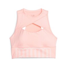 Спортивный бюстгальтер Puma Fit Move Fashion Longline, розовый