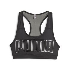 Спортивный бюстгальтер Puma Mid Impact 4Keeps Graphic PM, черный