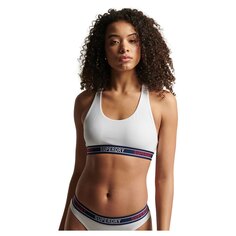 Бралетт Superdry Multi Logo Crop, белый