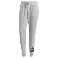 Брюки adidas Essentials French Terry Tapered Cuff Logo, серый