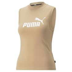 Футболка без рукавов Puma Ess Slim Logo, бежевый