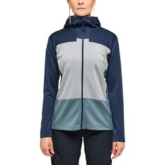 Толстовка Haglöfs ROC Flash Mid Full Zip, синий