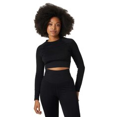 Футболка с длинным рукавом Helly Hansen Allure Seamless Crop, черный