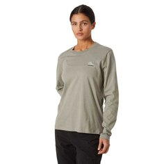 Футболка с длинным рукавом Helly Hansen F2F W Organic Cotton, серый