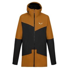 Куртка Salewa Puez Gore-Tex 2-Layer Full Zip Rain, коричневый