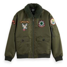 Куртка Scotch &amp; Soda 174403 Bomber, зеленый