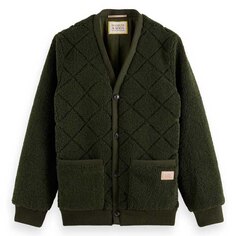 Куртка Scotch &amp; Soda Shearling, зеленый