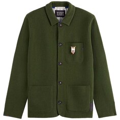 Куртка Scotch &amp; Soda Wool Blend Worker, зеленый