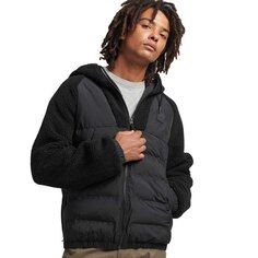 Куртка Superdry Code Mtn Fleece Zip Hybrid, черный