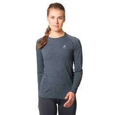 Футболка с длинным рукавом Odlo Crew Essential Seamless, синий