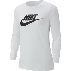 Футболка с длинным рукавом Nike Sportswear Essential Icon Futura, белый