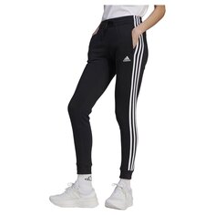 Брюки джоггеры adidas Essentials 3 Stripes Fleece, черный