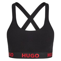 Бюстгальтер HUGO Padded Sporty Bra, черный