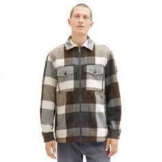 Куртка Tom Tailor 1037405 Shirt Sherpa Lined, коричневый